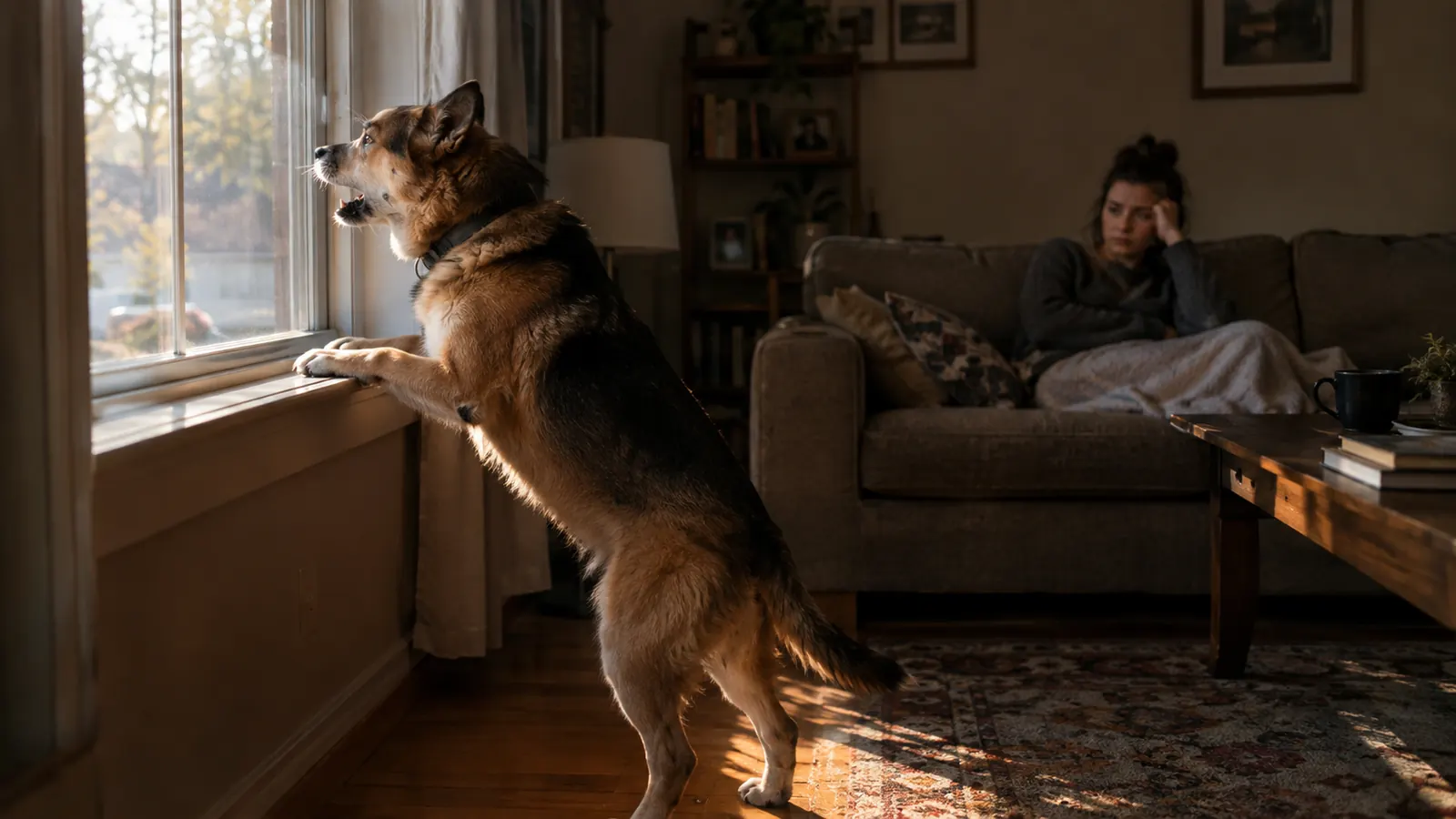 The Collar That Finally Quieted Our Window Watcher